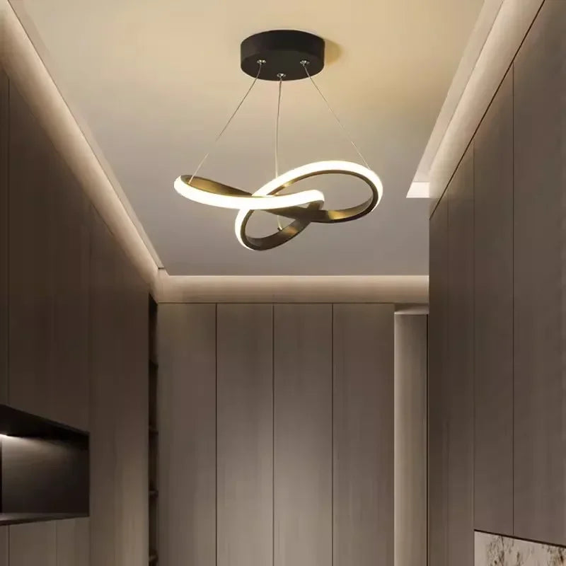LumiWave LED Taklampe | Energisparende Designlampe for Stue, Soverom & Kjøkken | Moderne LED Belysning | Skanto