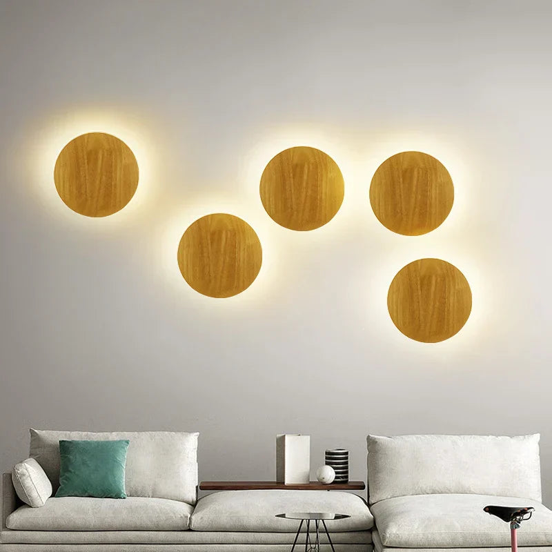 Nordic Wood Vegglamper – Moderne LED Vegglamper i Skandinavisk Design
