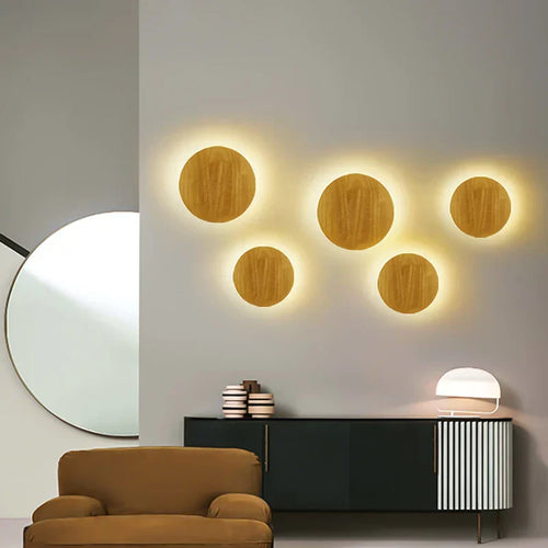 Nordic Wood Vegglamper – Moderne LED Vegglamper i Skandinavisk Design