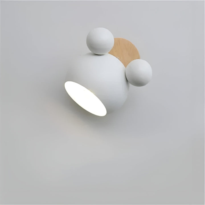 Vegglampe i Mikke Mus-design - dekorativ og moderne | Perfekt for barnerom og stuer