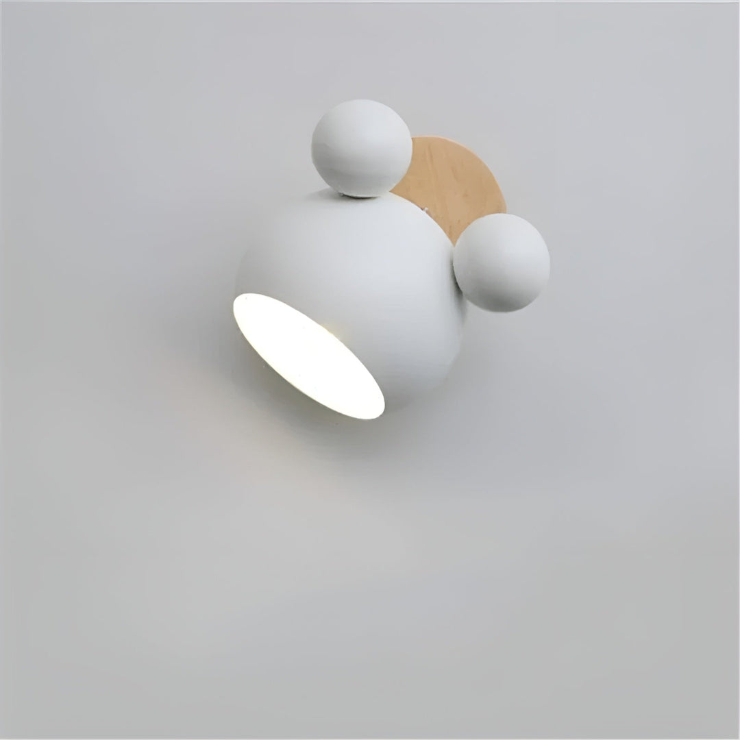 Vegglampe i Mikke Mus-design - dekorativ og moderne | Perfekt for barnerom og stuer