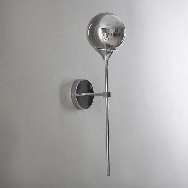 Skanto | Skandinavisk Glassvegglampe med Varm LED Lys