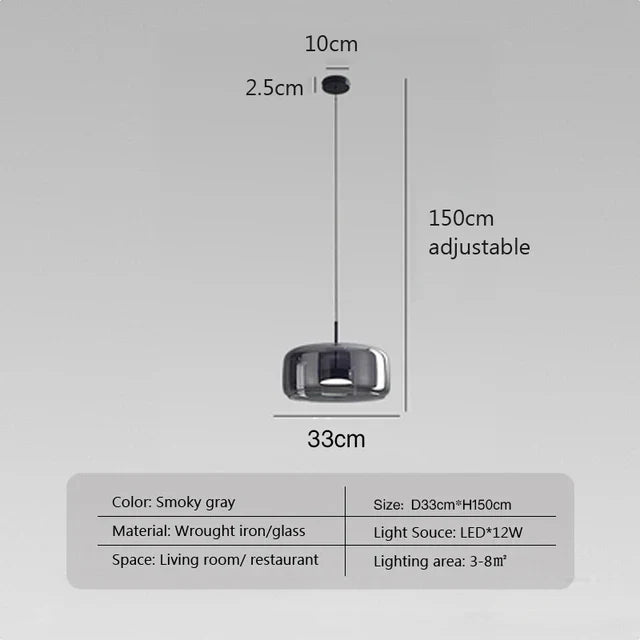 NordicGlow - Minimalistisk LED Pendellampe for et Tidløst Utseende | Skanto