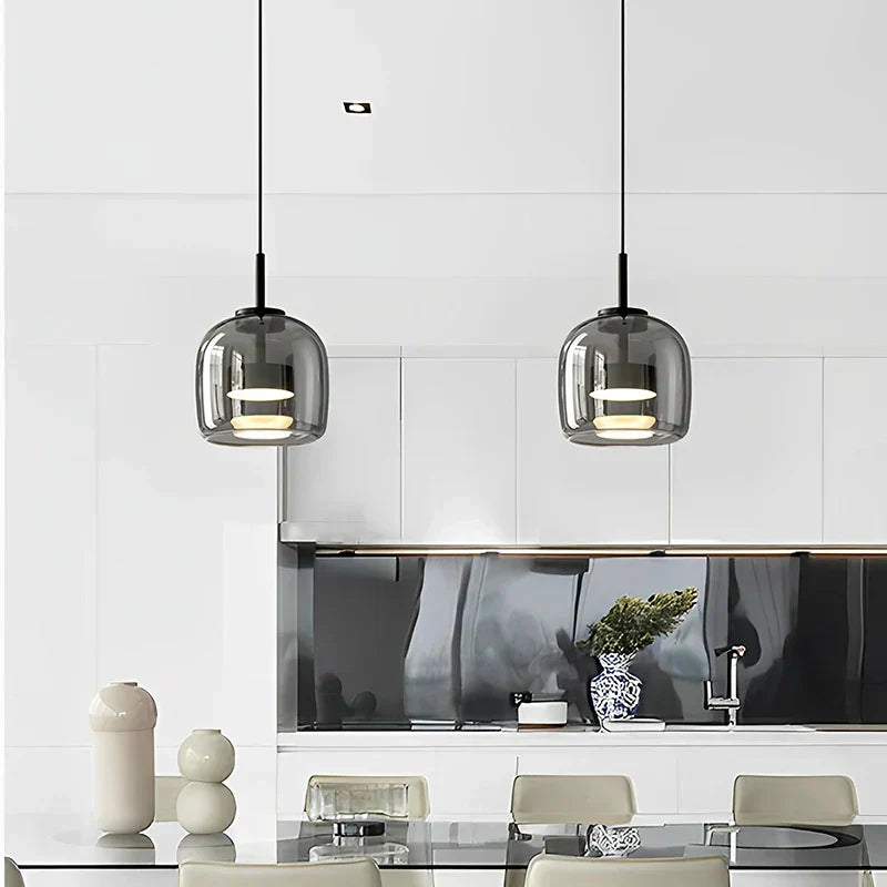 Minimalistisk glasspendellampe – Elegant og enkel belysning for ethvert rom