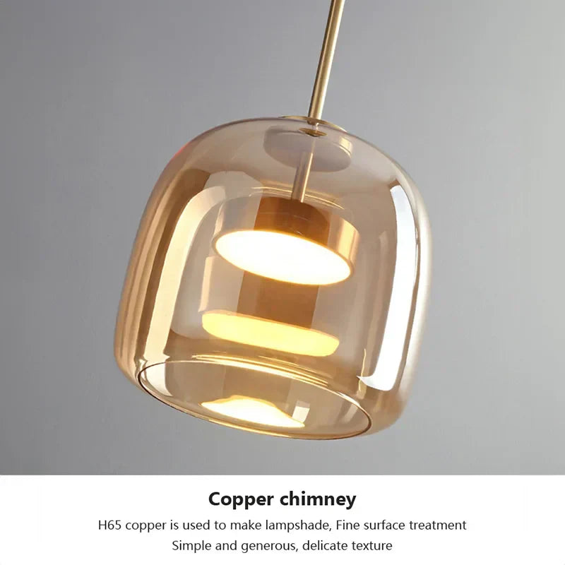Minimalist Glass Pendant Lamp - Elegant and Sleek Lighting for Any Space | Skanto