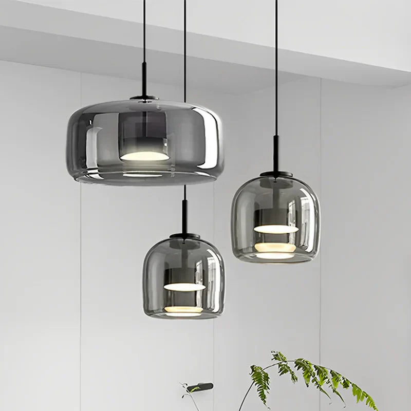 Minimalistisk glasspendellampe – Elegant og enkel belysning for ethvert rom