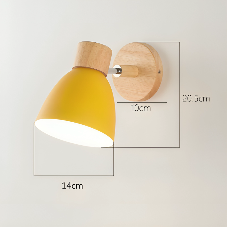 Minimalistisk skandinavisk vegglampe – Nordisk design for soverom og stue | LED-belysning