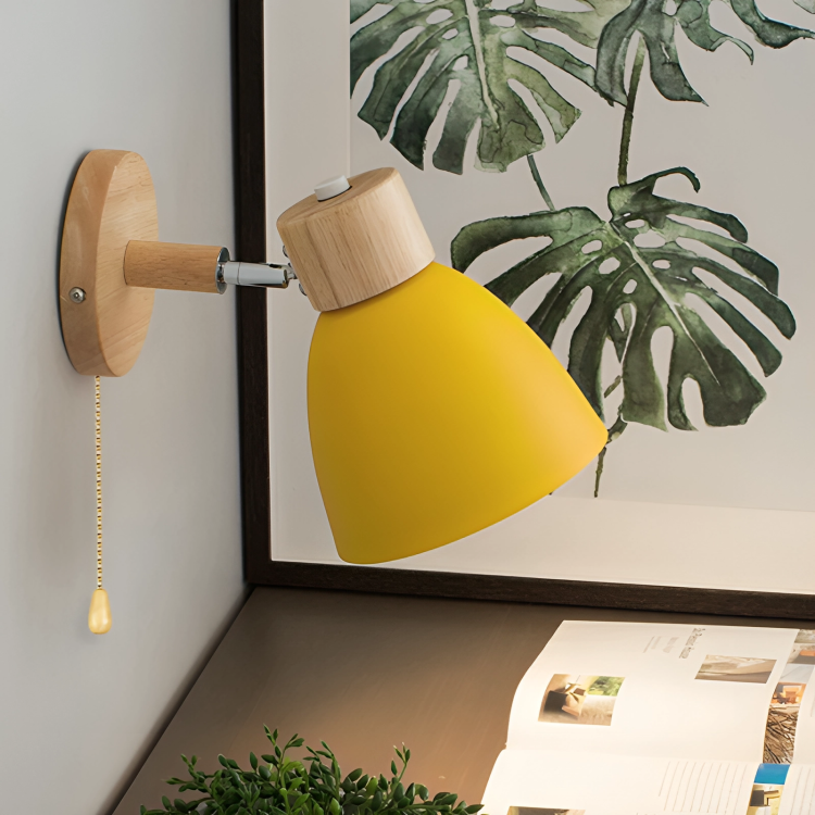 Minimalistisk skandinavisk vegglampe – nordisk design for soverom og stue | LED-belysning | Skanto