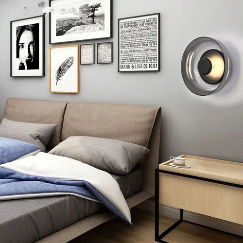 Skanto | Moderne nordisk LED-vegglampe – 5W glassdesign