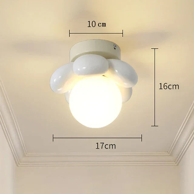 Skanto | Skandinavisk Blomster Glass Taklampe
