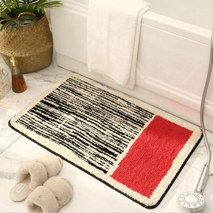 Skanto | Myk Badematte med Antiskli Bakside for Elegant Badrom