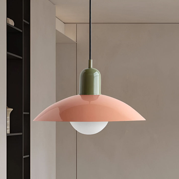 Skanto | Moderne Macaron Bauhaus Pendellampe – Jernskjerm