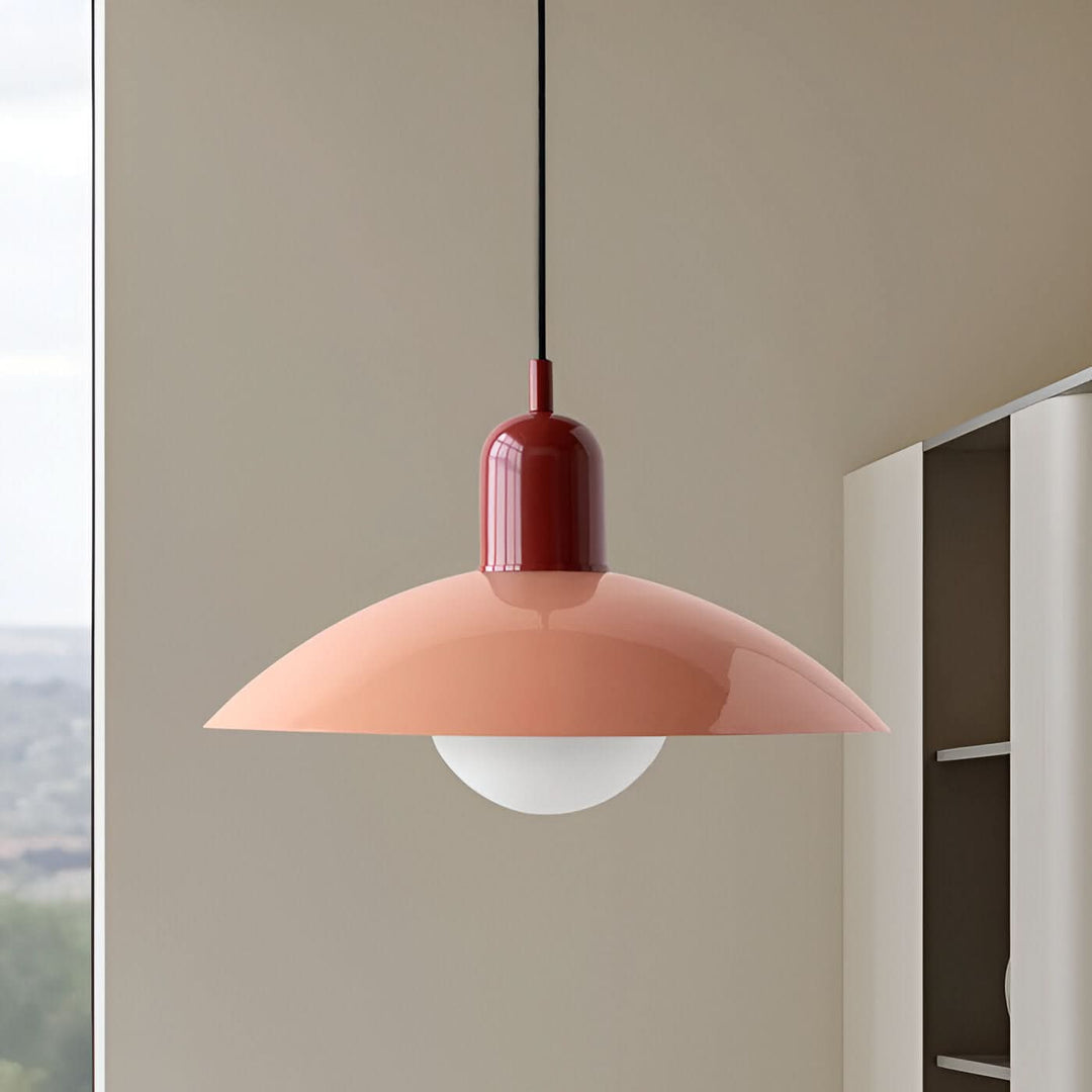 Skanto | Moderne Macaron Bauhaus Pendellampe – Jernskjerm