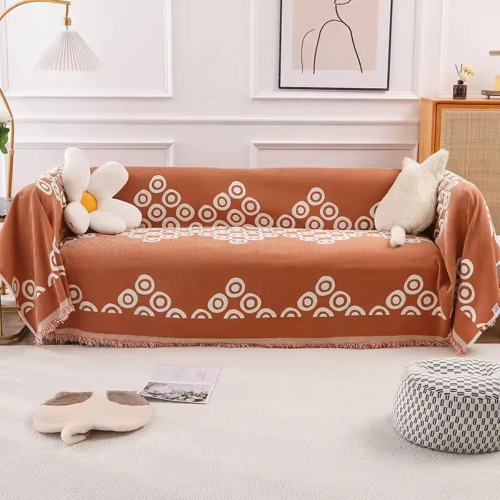 Skanto | Circa Bloom Mønstret Chenille Sofa Trekk