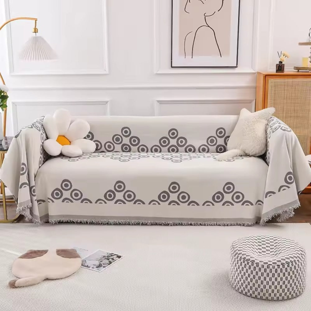 Skanto | Circa Bloom Mønstret Chenille Sofa Trekk