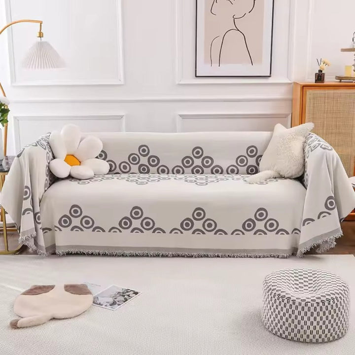 Skanto | Circa Bloom Mønstret Chenille Sofa Trekk