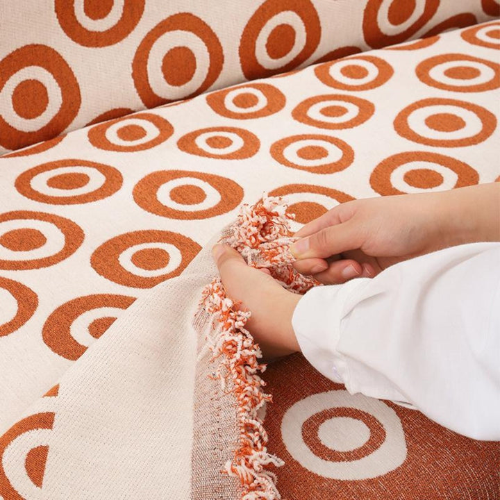 Skanto | Circa Bloom Mønstret Chenille Sofa Trekk
