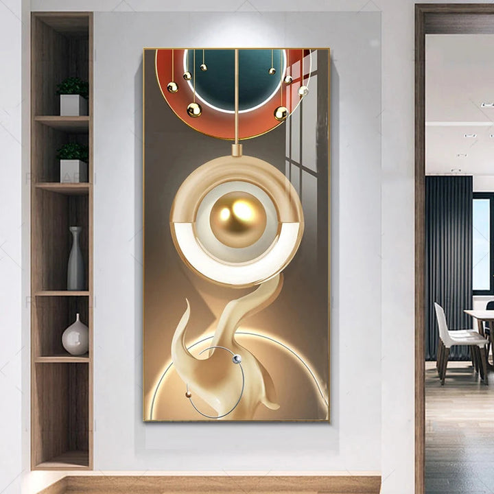 Nordisk himmelsk harmoni veggkunst fine kunstdrucker lette luksuriøse abstrakte lykkebringer bilder for moderne leilighet stue gang kunst dekor | Skanto