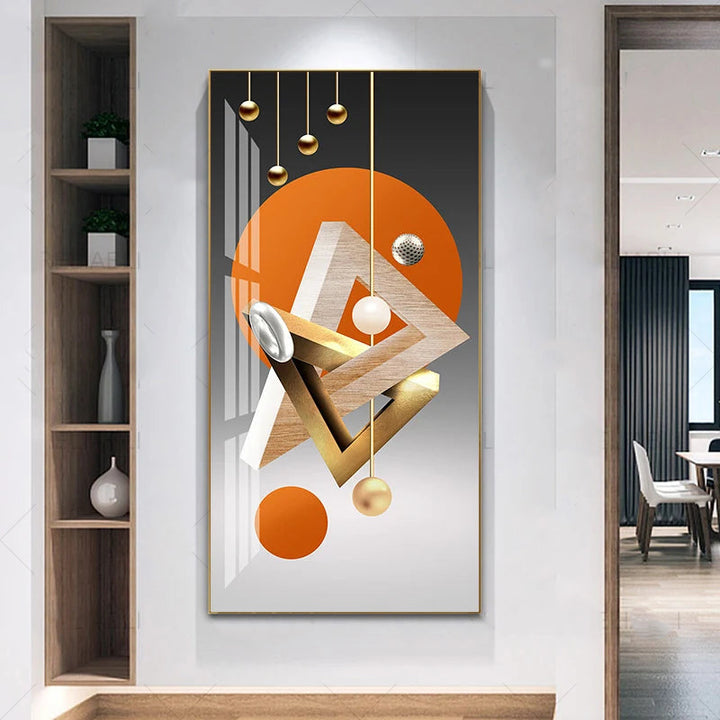 Nordic Celestial Harmony Veggkunst Fine Kunstlerduker Lette Luksus Abstrakte Lykkebringende Bilder For Moderne Leilighet Stue Foyer Kunst Dekor (Uinnrammet) | Skanto
