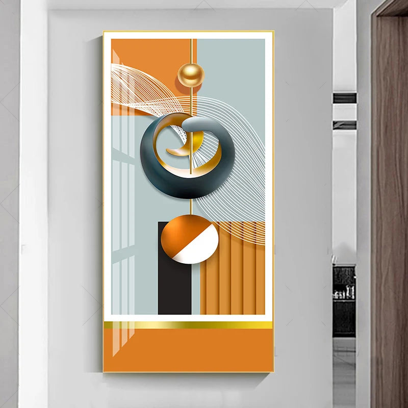 Nordisk himmelsk harmoni veggkunst fine kunstdrucker lette luksuriøse abstrakte lykkebringer bilder for moderne leilighet stue gang kunst dekor | Skanto
