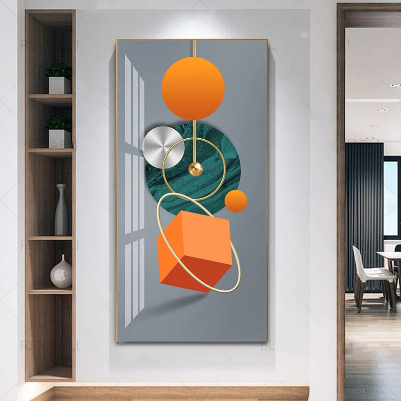 Nordisk himmelsk harmoni veggkunst fine kunstdrucker lette luksuriøse abstrakte lykkebringer bilder for moderne leilighet stue gang kunst dekor | Skanto