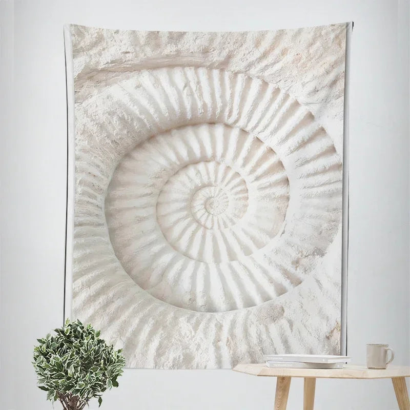 Nordic Hengende Veggteppe Dekorasjon 100% Polyester Trykte Havlandskap Sol Hav & Sandstrand Blå Himmel Veggtepper Bilder av Ro for stuen | Skanto