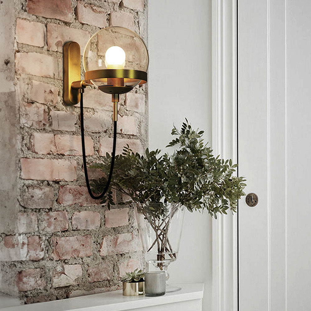 Unik Glass Ball Vegglampe | Skanto