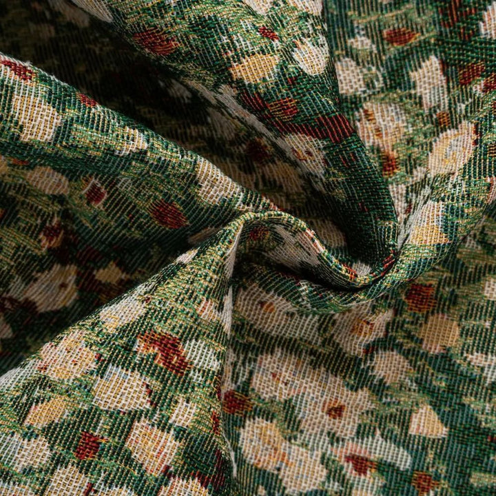 Skanto | Noveau Ditsy Floral Frynse Gardin