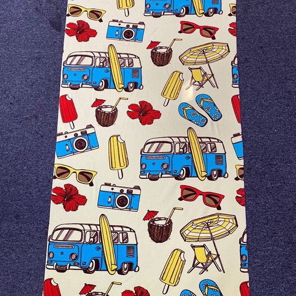 Strandhåndkle med tropisk flamingo-design Skanto