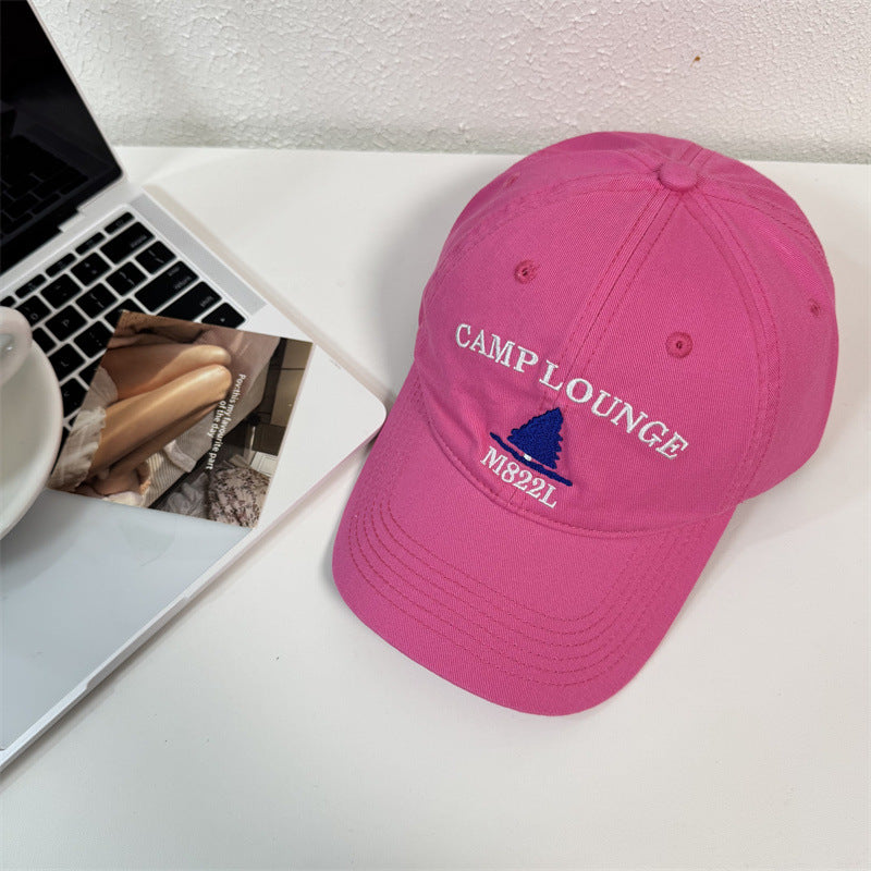 Herre Broderte Camp Logo Baseball Cap Skanto