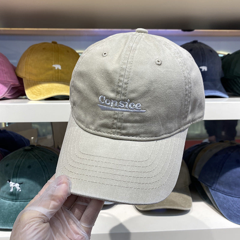 Herres Slitt Justerbar Denim Baseball Cap Skanto