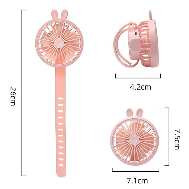 Unisex Bærbar Håndvifte med integrert Armbånd og fleksibel Lene Skanto