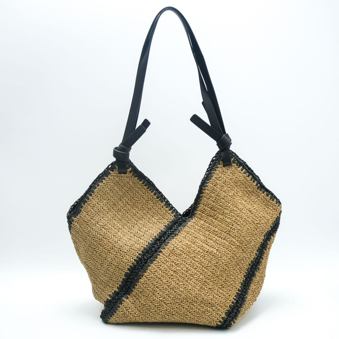 Trendete og Håndlagde Tote Bag i Naturlig Materiale Skanto
