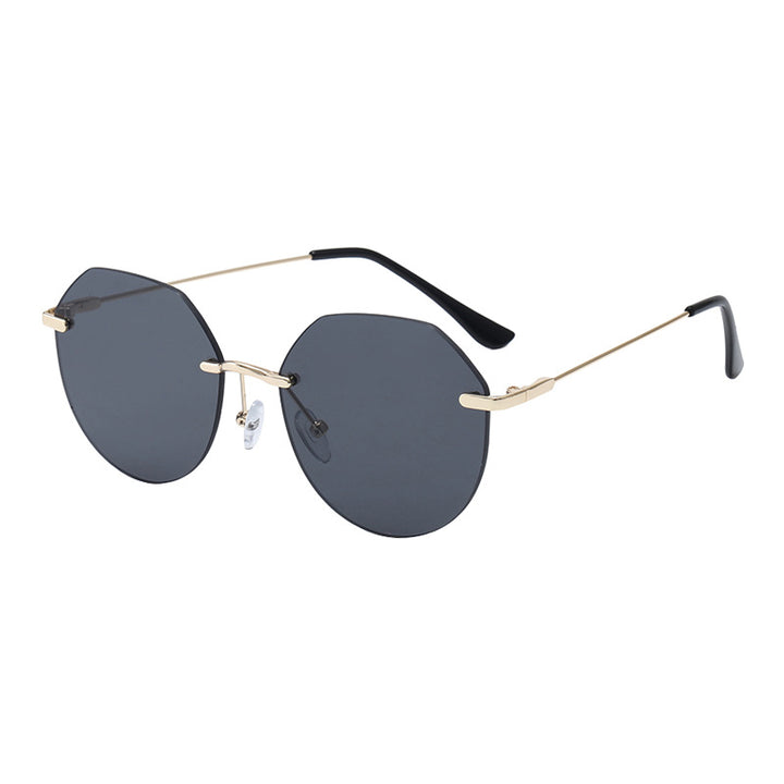 Dame Geometriske Solbriller i moderne design Skanto
