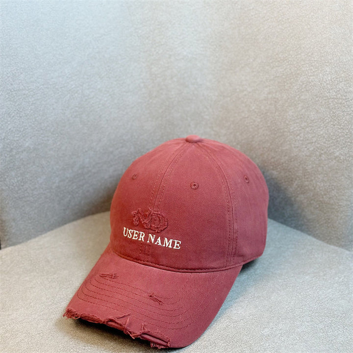 Kvinne Slitt Fritid Justerbar Baseball Cap Skanto