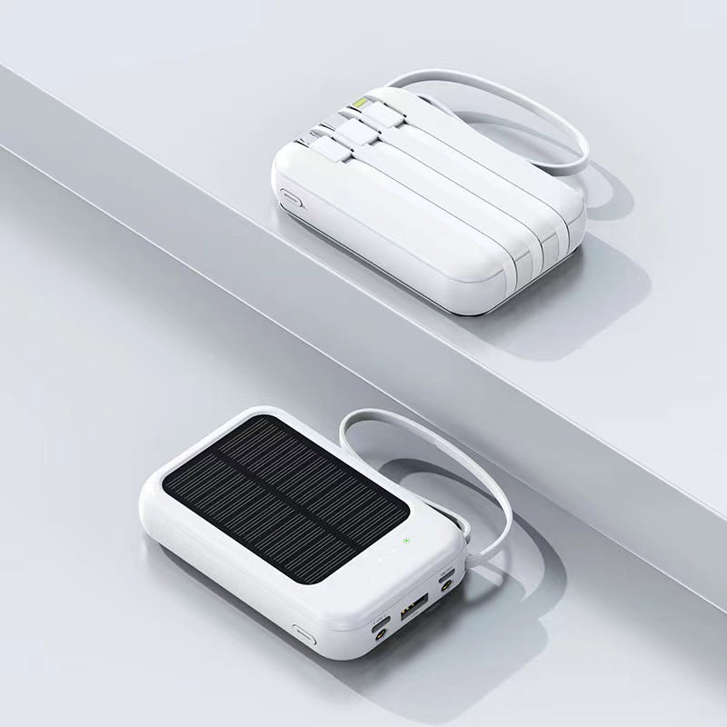 Solenergidrevet powerbank med høy kapasitet og multifunksjonelle tilkoblinger Skanto