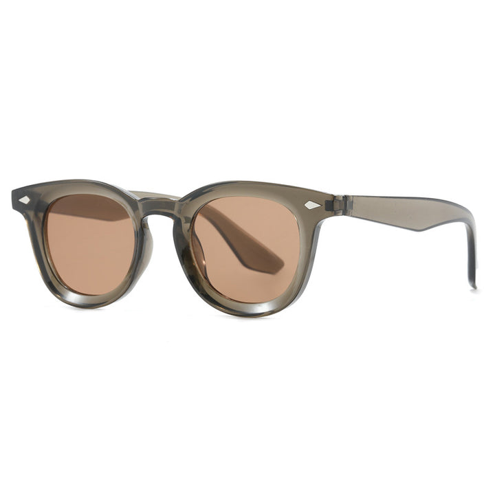 Damen modische Cat-Eye solbrille med transparent ramme Skanto