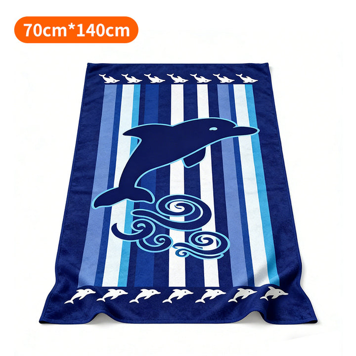 Strandhåndkle med tropisk flamingo-design Skanto