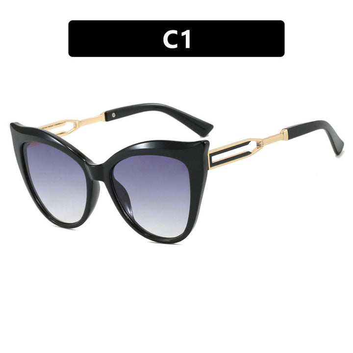 Dame cat-eye briller med elegant metallramme Skanto