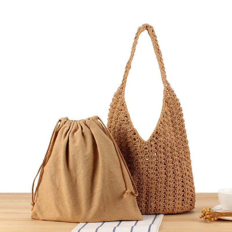 Makramee Tragetaske med Innovativt Design Skanto
