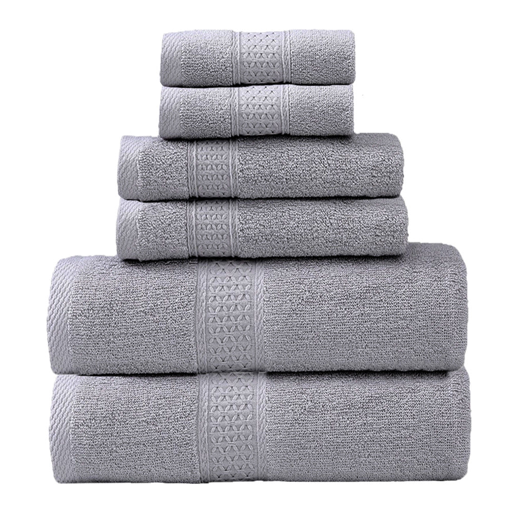 Frottee Håndkle-Set Med Elegant Bånd
