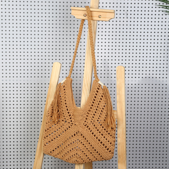 Heklet crossbody-veske Skanto