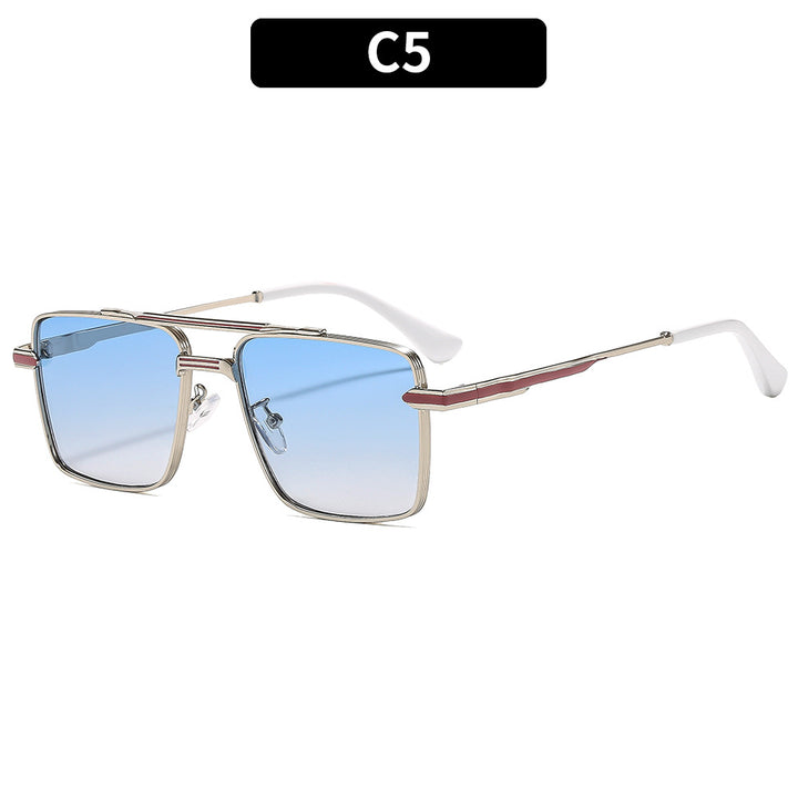 Dame futuristisk kvadratisk solbrille Skanto
