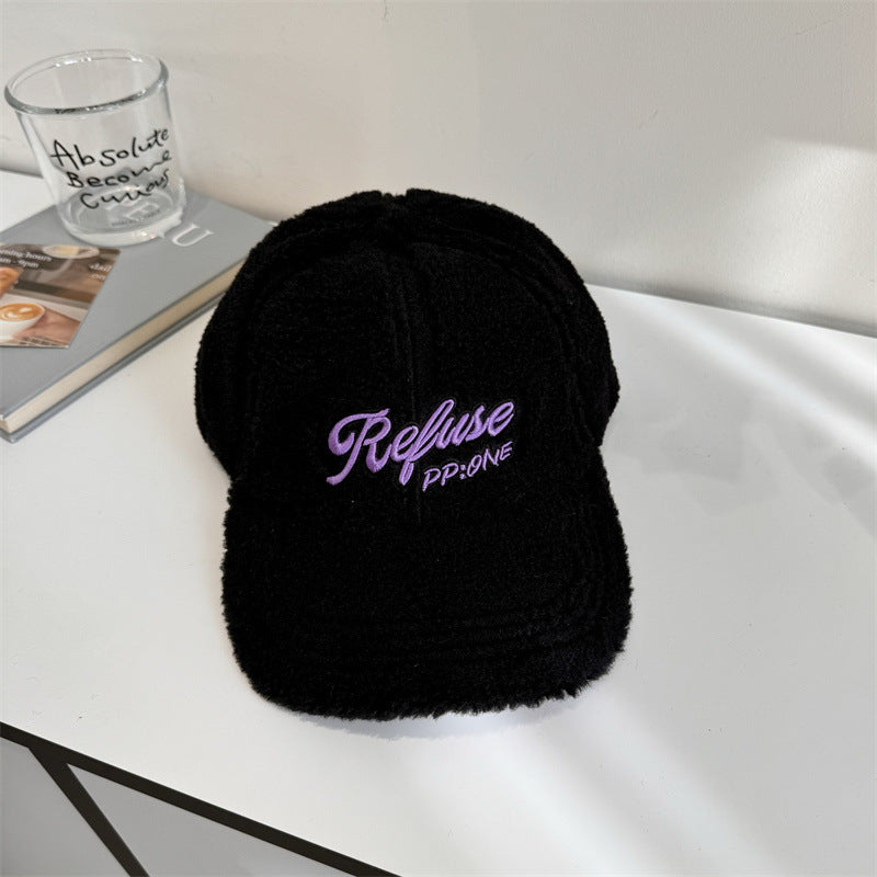 Kvinnenes Fuzzy Teksturerte Baseball Cap Skanto