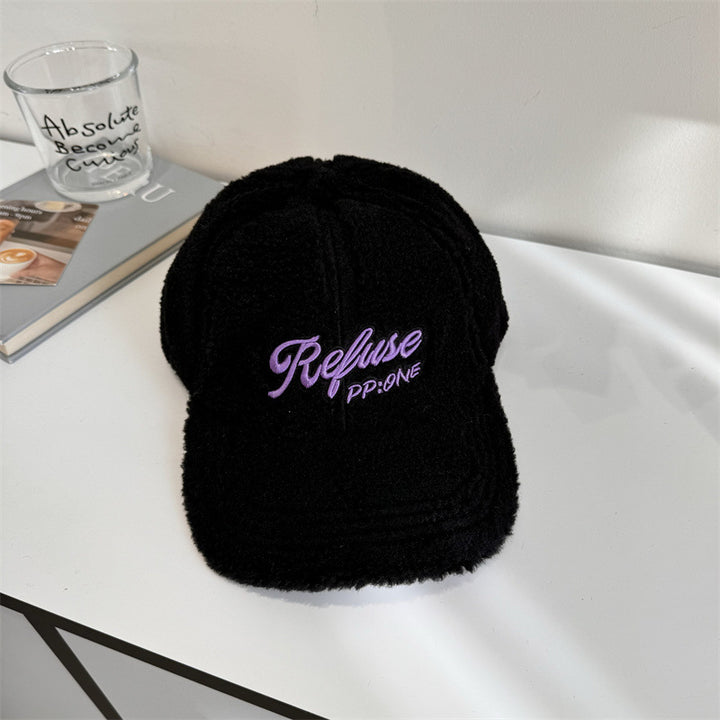 Kvinnenes Fuzzy Teksturerte Baseball Cap Skanto