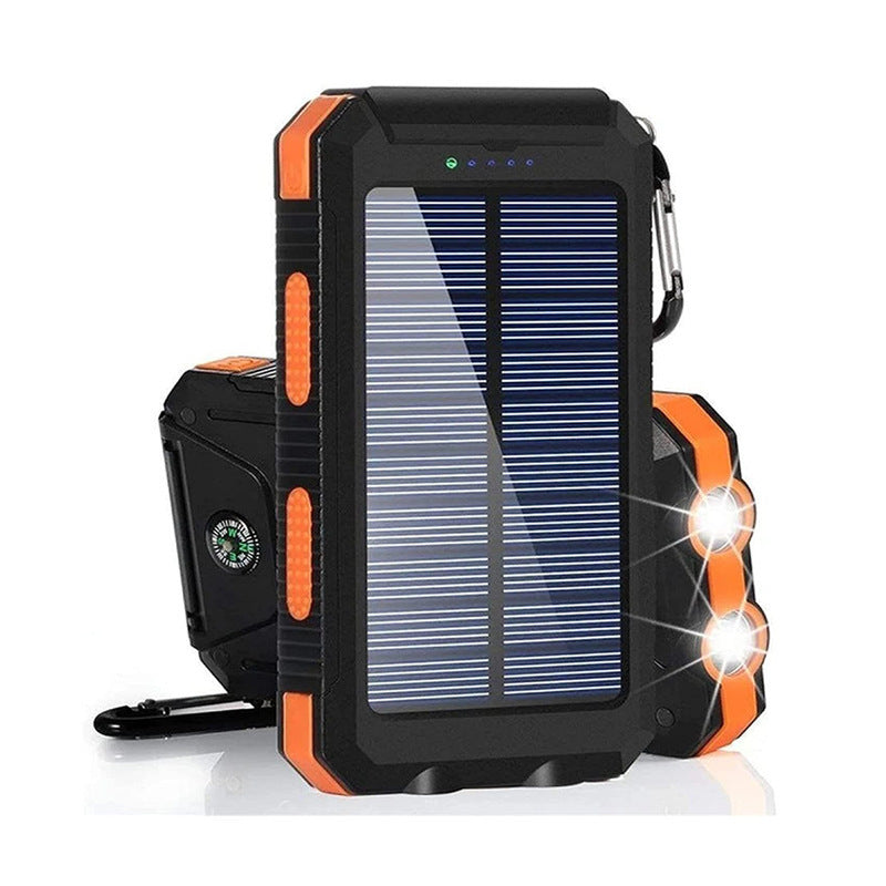 Solar Powerbank med Integrert Led-Lommelykt og Robust Design Skanto