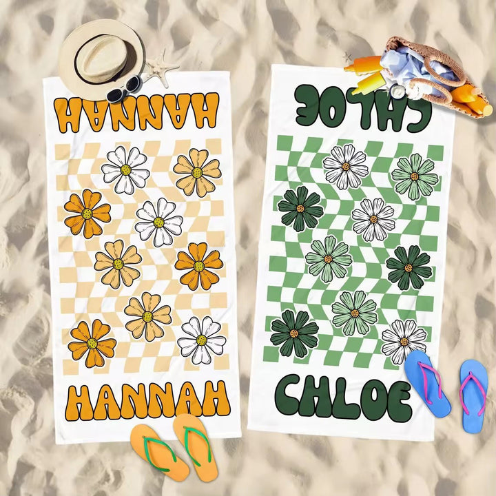 Strandhåndkle med kreativt dollar-design Skanto