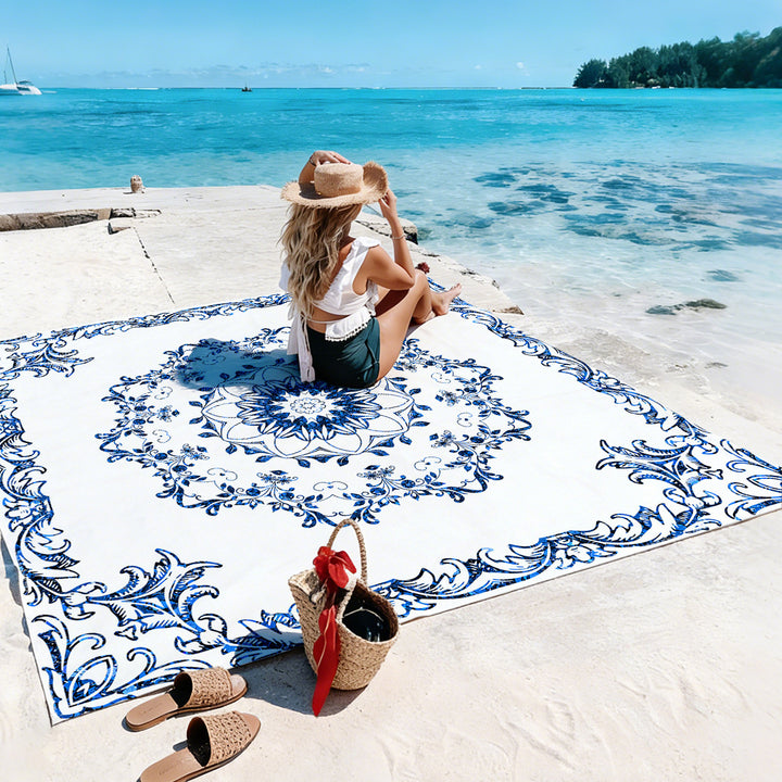 Mandala Design Strandmat Skanto