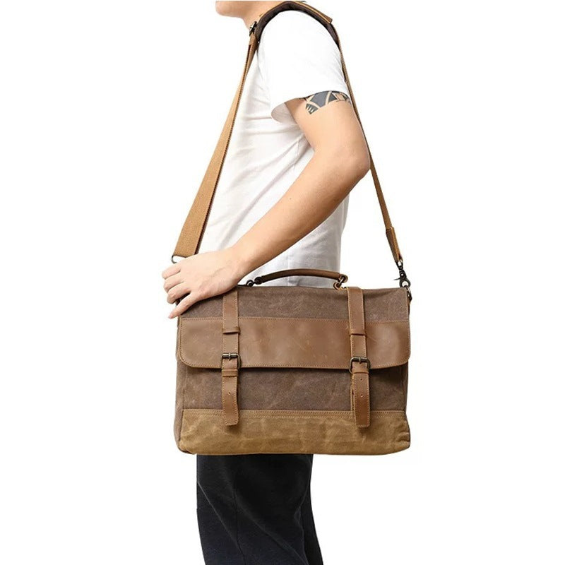 Robust Aktveske med vintage-design Skanto