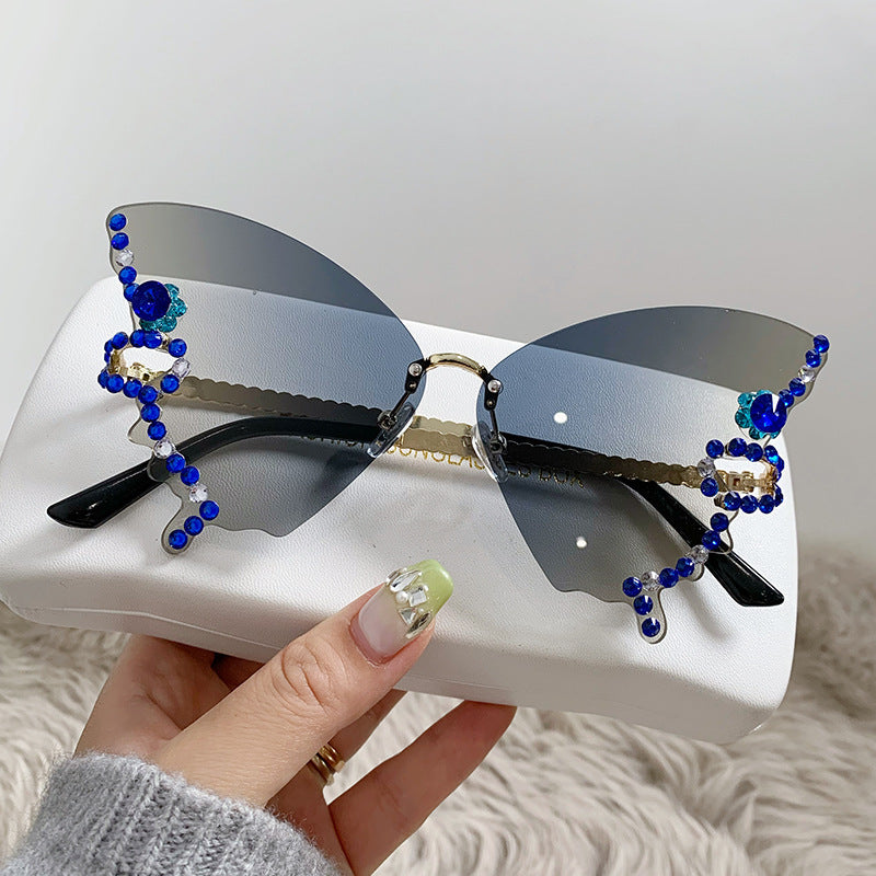 Dame ekstravagant designet solbrille Skanto